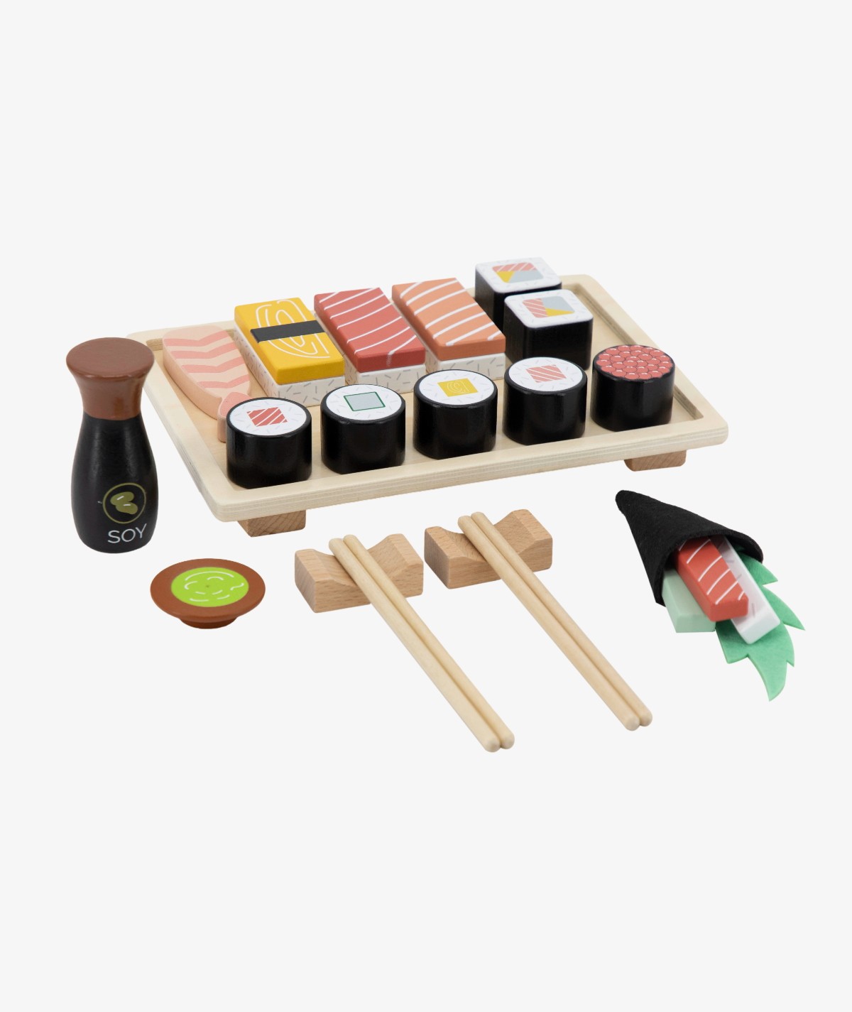 Service à Sushis en bois - 18m+