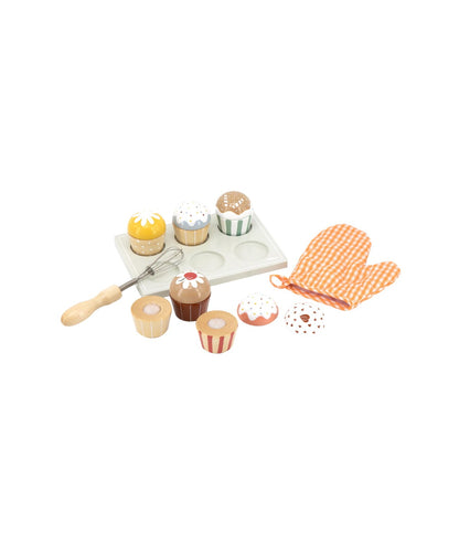 Set de Cupcakes en bois - 18 m+