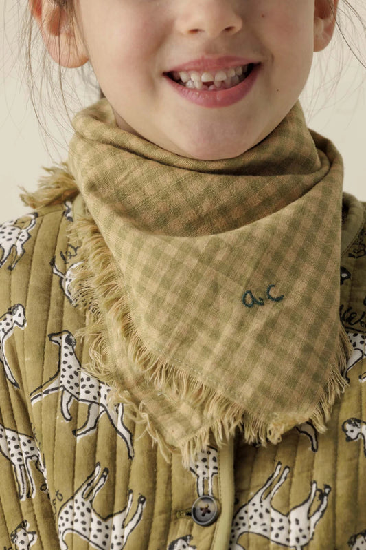 Foulard Checkmate - Khaki