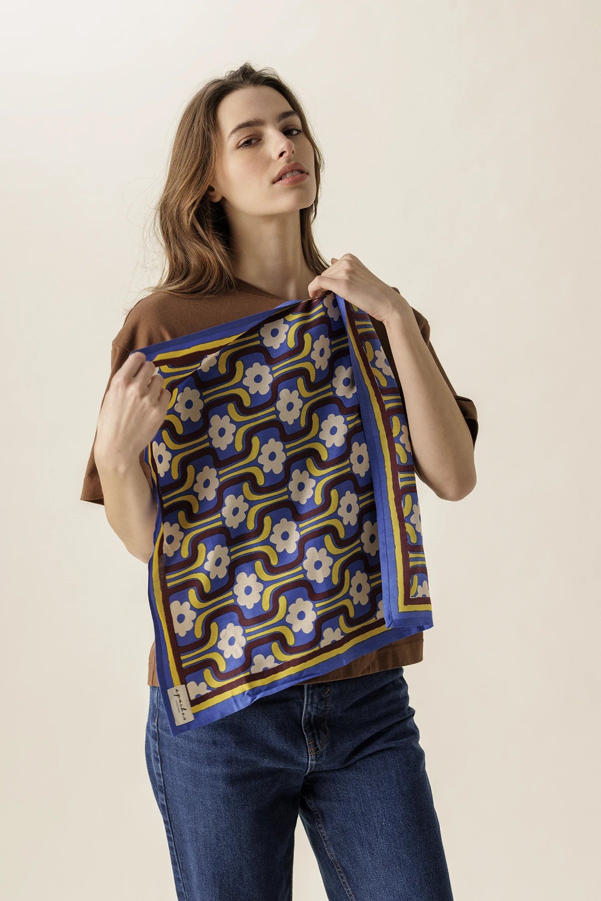 Foulard Lalavido - True Blue