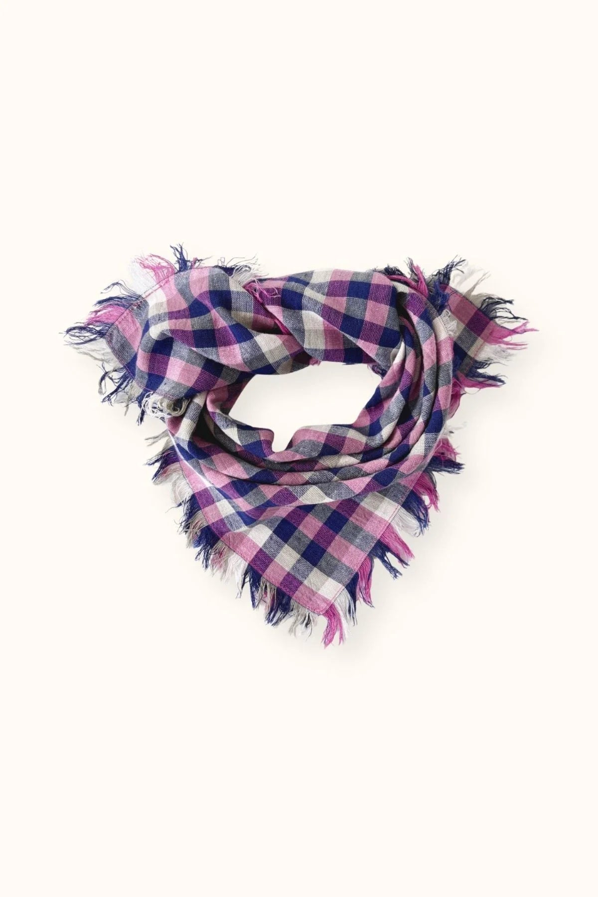 Foulard Vichy violet