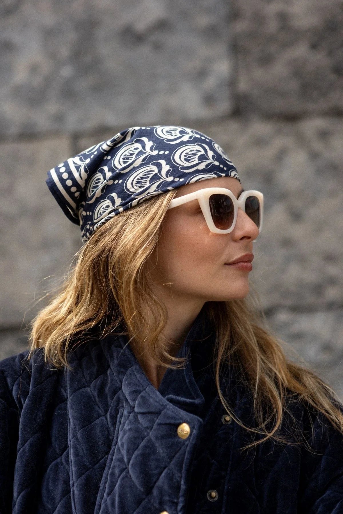 Foulard Manika - Wonderfull Navy