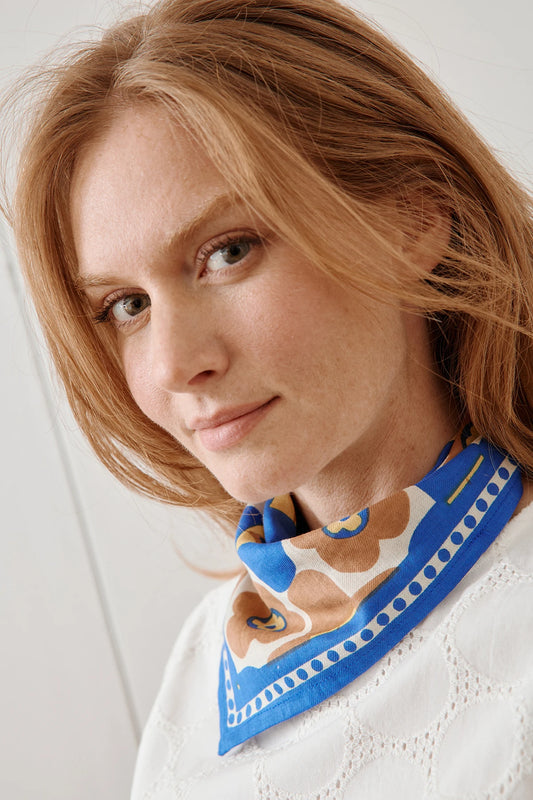Foulard Caleido - True Blue