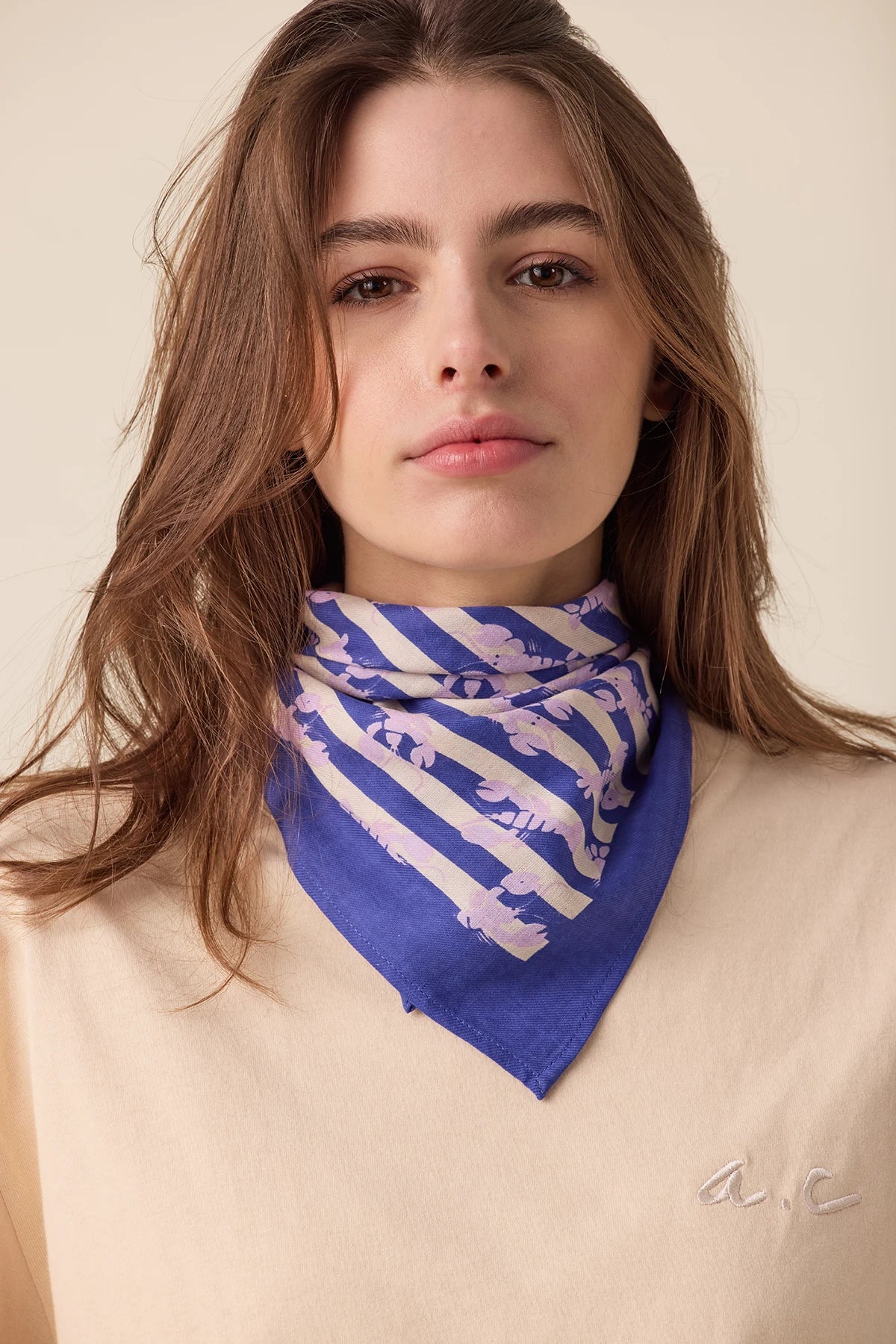 Foulard Sebastien - Mauve