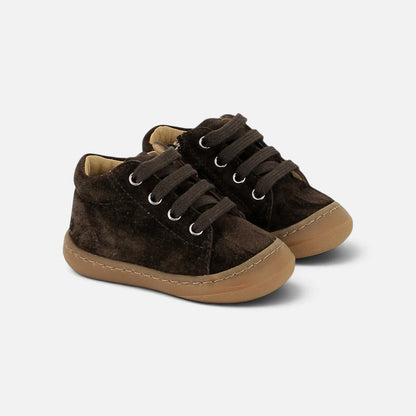 Chaussures cuir velours marron foncé - Divers pointures