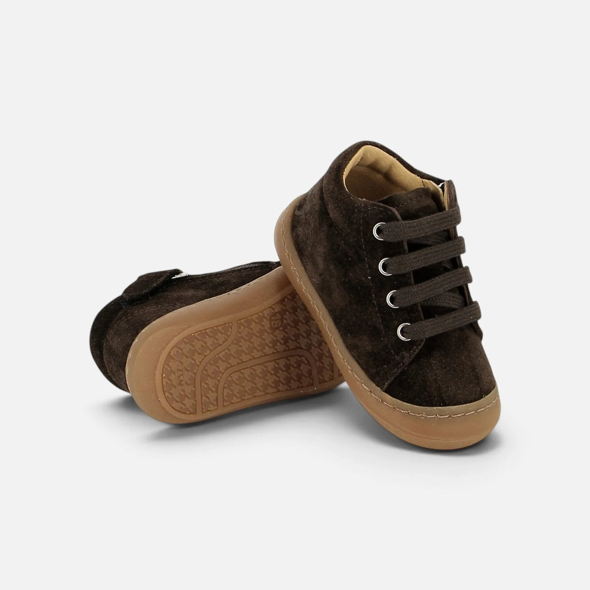 Chaussures cuir velours marron foncé - Divers pointures