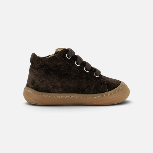 Chaussures cuir velours marron foncé - Divers pointures