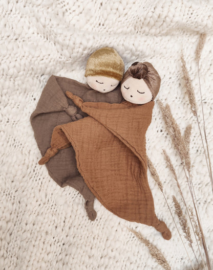 Doudou "Du" coton organic - Taupe