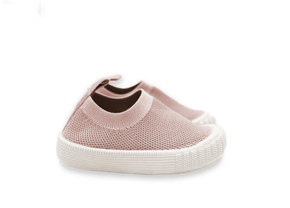 Chaussure 100% coton - Rose