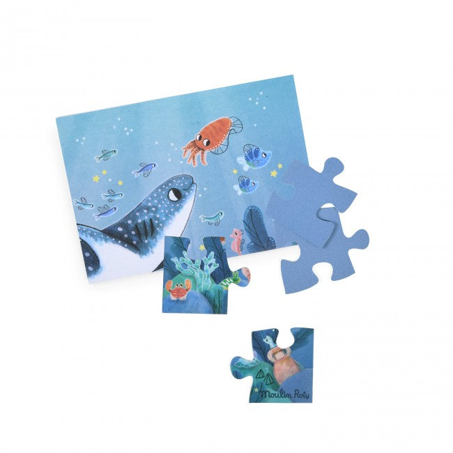Puzzle phosphorescent Sous la mer - 3+