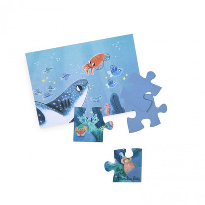 Puzzle phosphorescent Sous la mer - 3+